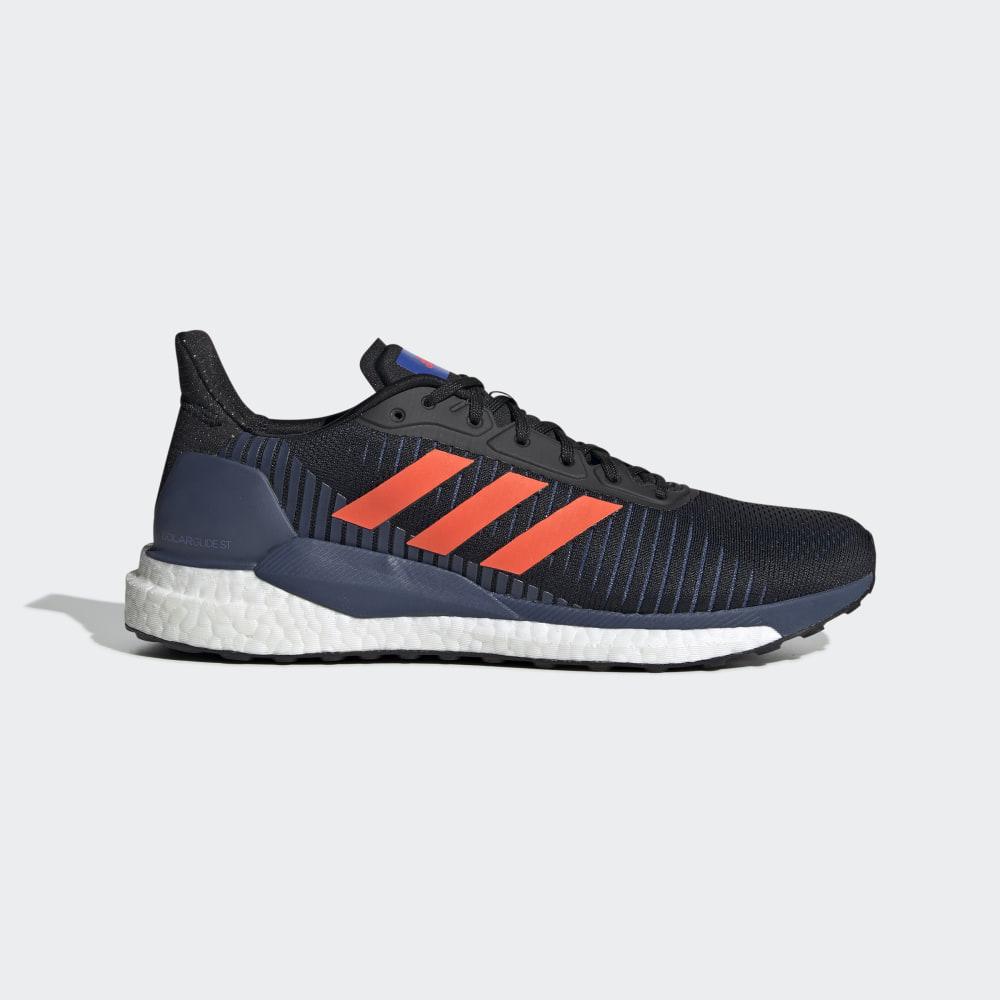 Adidasi Alergare Adidas Solar Glide ST 19 Barbati Romania - Negrii/Rosii/Indigo EE4290
